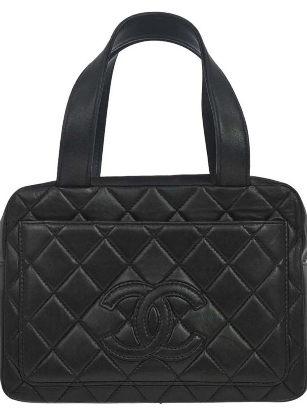 Chanel Black Lambskin Handbag 197479